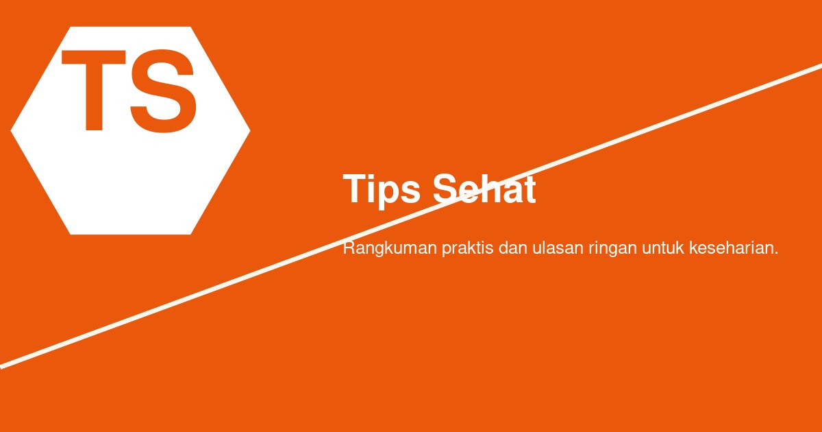 Ilustrasi tips sehat sehari-hari untuk pekerja kantor